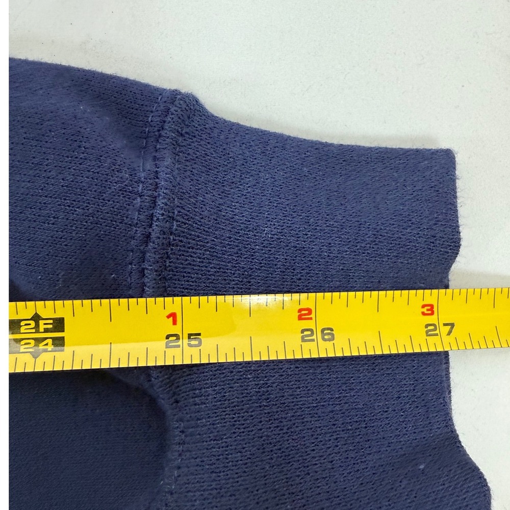 NWT Vintage Carhartt Mens XL Navy Blue Crewneck Sweatshirt K124 Embroidered Logo - Picture 9 of 9